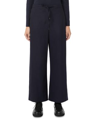 Floria Stretch Wool-Blend Flannel Trousers