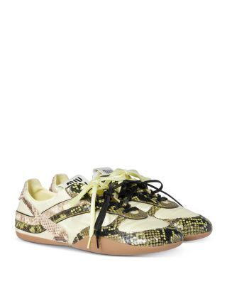 Women's Snake Embossed Sneakers