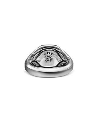 Men's Streamline&reg; Signet Ring in Sterling Silver with Pietersite, 14mm