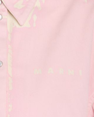 Denim Cocoon Button Front Shirt