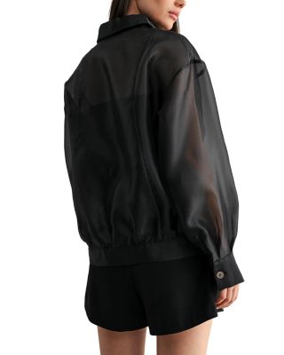 Oversized Organza Jacket