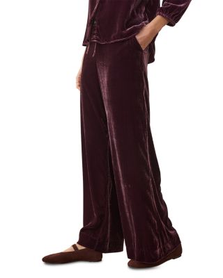 Velvet Drawstring Pants