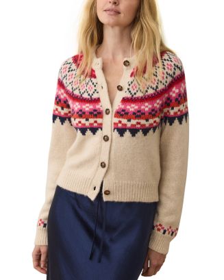 Marine Layer Ava Fair Isle Cardigan Bloomingdale's