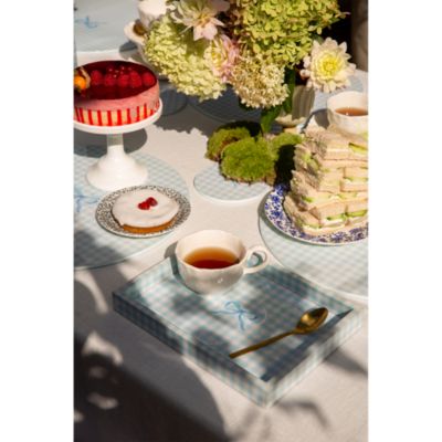 Gingham Tray, 11&amp;quot; x 8&amp;quot;