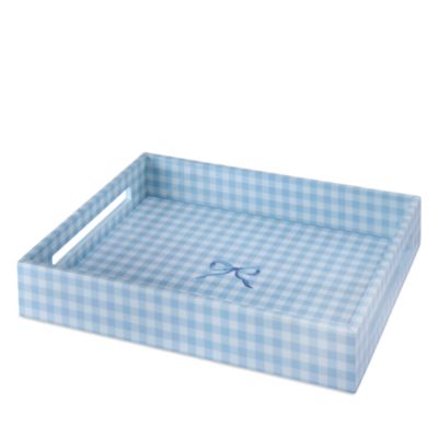 Gingham Tray, 16&amp;quot; x 14&amp;quot;