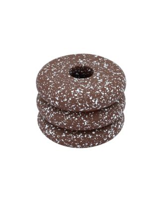 Gabby Speckled Stacked Candleholder