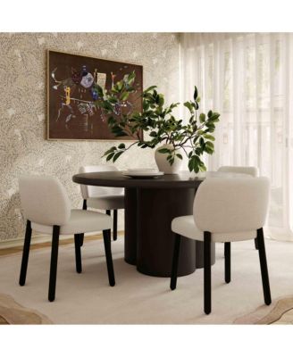 Foxy Textured Performance Fabric Dining Chair