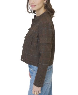  Women's Eden Plaid Military Jacket