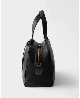  Large Leather Top-Handle Bag