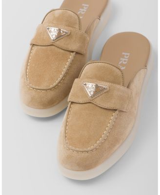 Women's Suede Leather Sabots