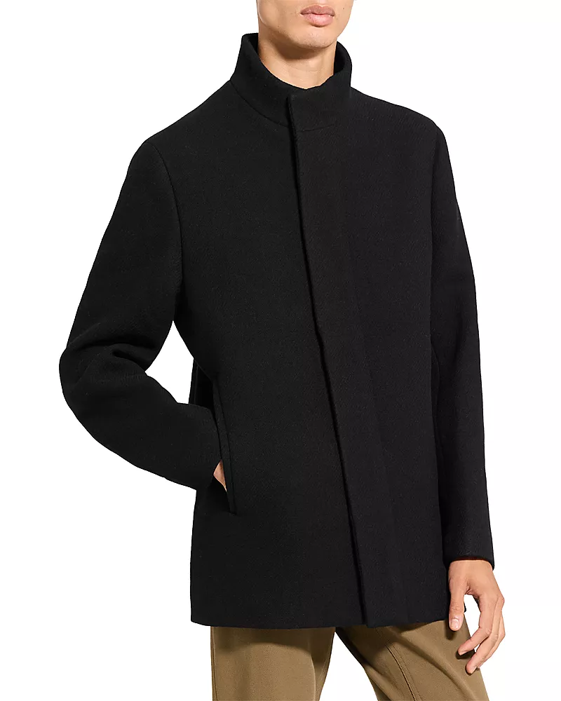 Theory Clarence Wool Melton Coat
