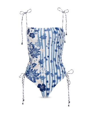 Posh Batik Reversible One Piece Swimsuit