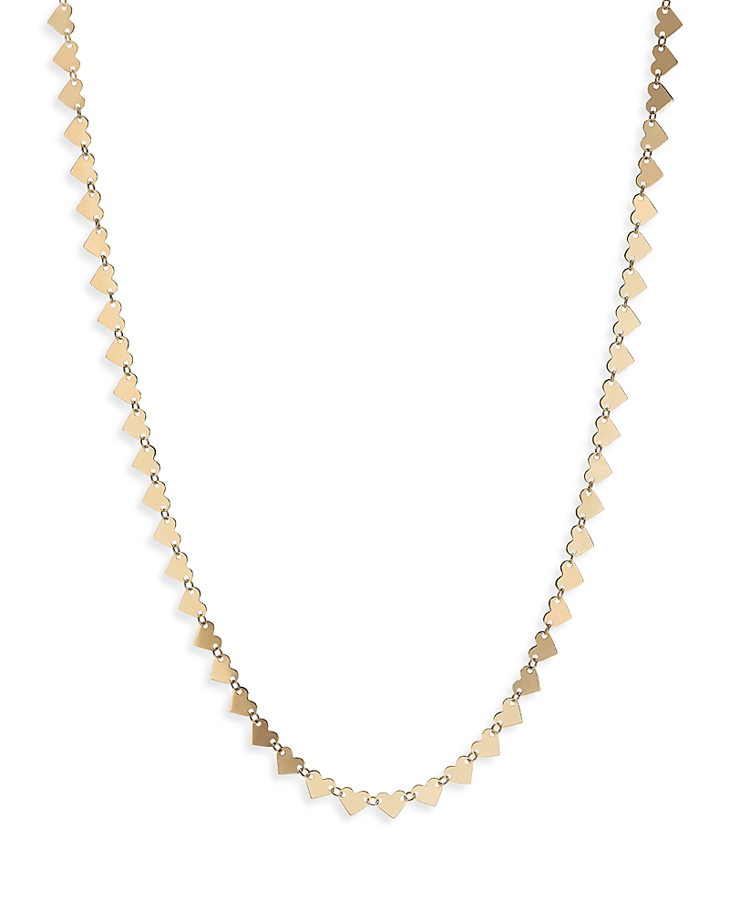 Lana Laser Heart Chain Necklace In Gold