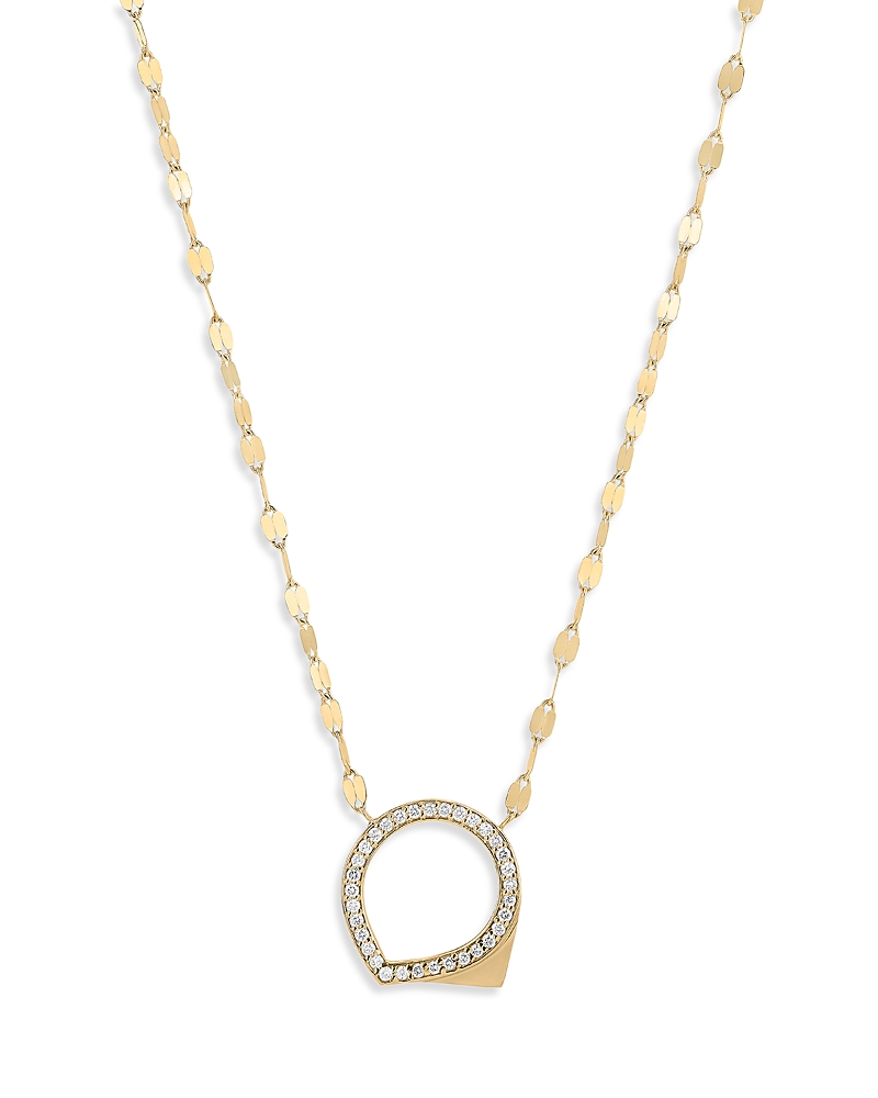 Lana Jewelry Eclipse Diamond Circle Pendant Necklace