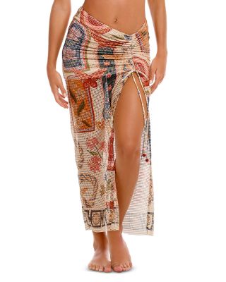 Tock Fiore Maxi Skirt Swim Cover-Up