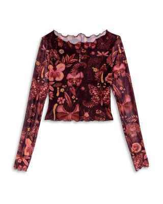 Liana Ambar Mesh Top