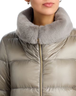 Ultralight Down High Low Mid Length Coat
