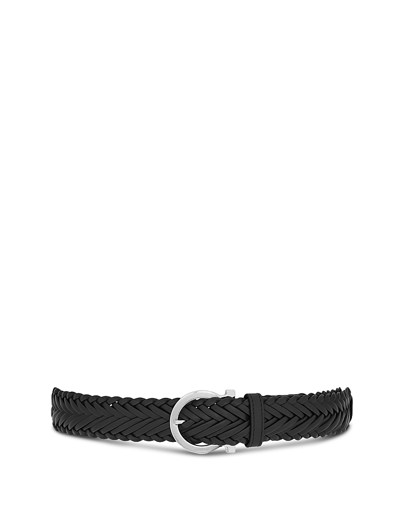 Ferragamo Men's Braided Leather Belt