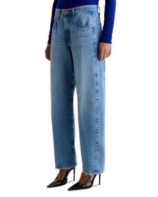 Hattie High Rise Barrel Jeans in Blueprint