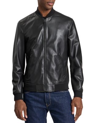 Waggoner Leather Bomber Jacket