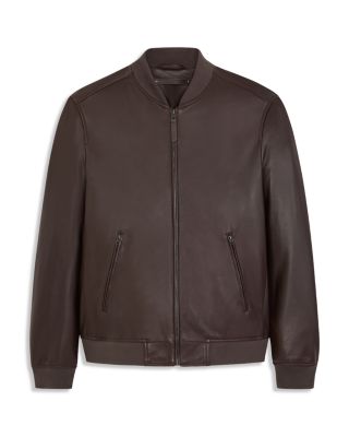 Waggoner Leather Bomber Jacket