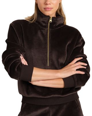 Plush Half Zip Sweatshirt