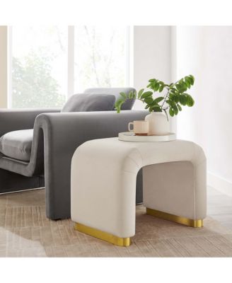 Koda Performance Velvet Waterfall Stool