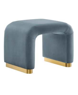Koda Performance Velvet Waterfall Stool