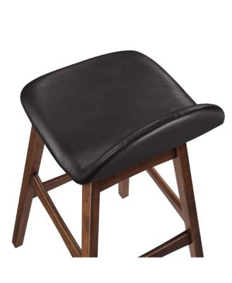 Juno Wood Bar Stool Set of 2