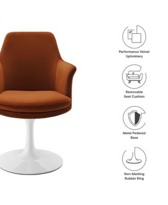 Lippa Swivel Dining Armchair
