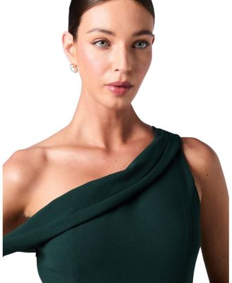 Scuba Crepe Black Tie Dress