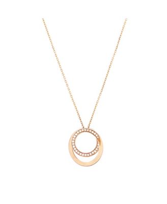  Etincelle de Cartier Pendant Necklace 18K Rose Gold with Diamonds, 15.25 - 16.5"