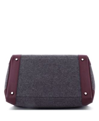 40 Go Team HAC Birkin Bag Felt and Togo with Palladium Hardware