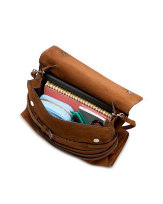 Tie Me Suede Shoulder Bag