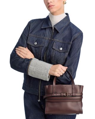 Tie Me Leather Shoulder Bag