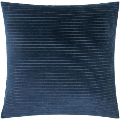 Cotton Velvet Stripes Decorative Pillow