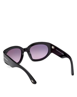 Rectangular Sunglasses, 53mm