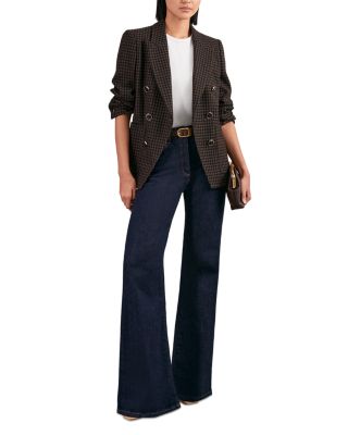 Ayla Double Breasted Check Jacket