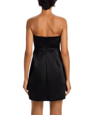 Robin Duchess Satin Bow Mini Dress