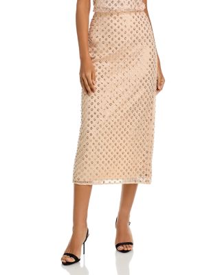 Rosemary Sequin Embroidered Netting Skirt