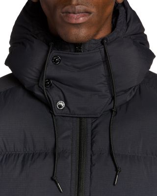 Nylon Quilted Down Coat
