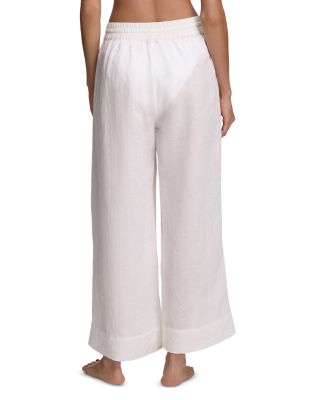 Smocked Pull On Swim Cover-Up Pants