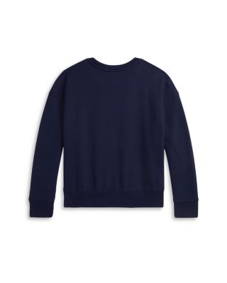 Girls&#39; Polo Bear Fleece Boxy Sweatshirt - Big Kid