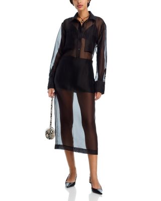 The Silk Organza Boy Shirt