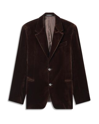 Regular Fit Velvet Blazer