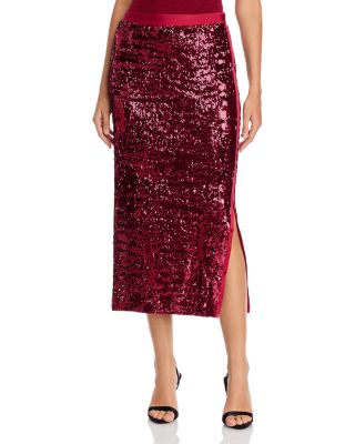 Ebibi Sequin Stretch Bodycon Skirt