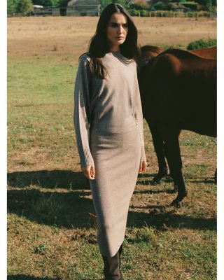The Suni High Neck Sweater Dress