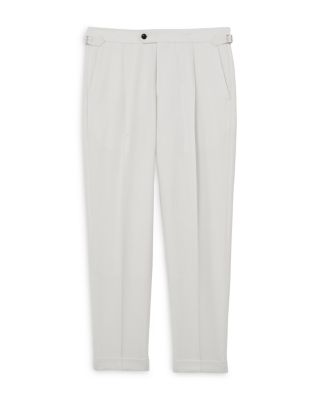 Flush Wool Blend Textured Side Adjuster Trousers