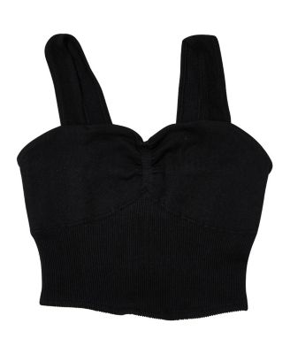  Girls' Ribbed Wide Strap Cami - Big Kid