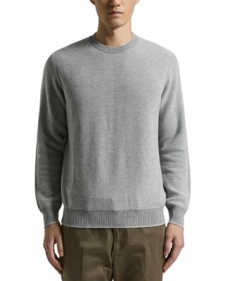 Crewneck Wool and Cashmere Sweater